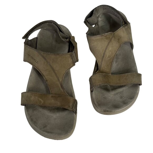 Merrell Brindle Performance Sandals Womens Size 9 Tan Adjustable - Picture 4 of 10